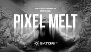 中文汉化AE/PR插件-像素融化位移拉伸失真视觉特效 Pixel Melt V1.0.1 Win