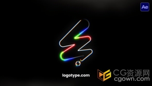 4K分辨率LOGO描边动画视频片头演绎-AE模板