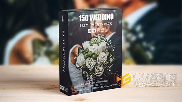 150多个专业电影婚礼LUT大片制作色彩校正CUBE文件下载