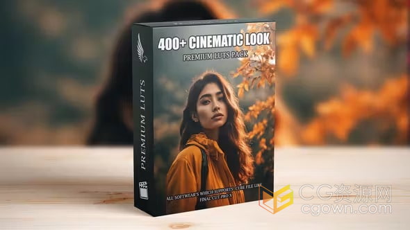 400多个专业电影LUT调色预设包非常适合纪录片婚礼广告视频制作