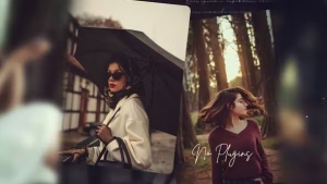 【AE模板】爱情婚礼电子相册画廊幻灯片展示动画(含模板音乐) Photo Slideshow || Romantic Galleery