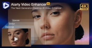 【软件】AI智能视频画质修复放大音频去噪细节增强软件 Aiarty Video Enhancer v3.3 Win/Mac中文版